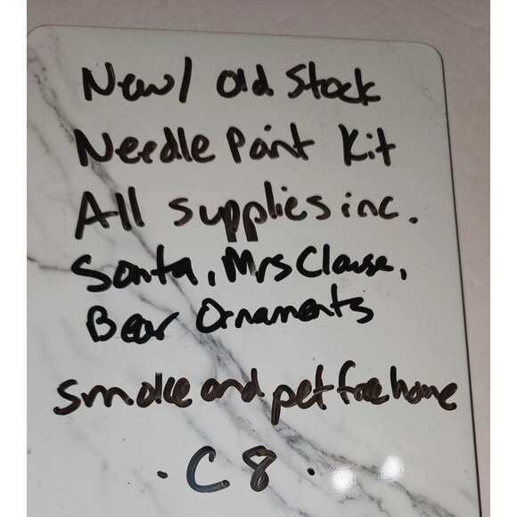 Plastic Canvas Christmas Craft Kit - Santa Claus Angel Teddy Bear Designs Includ - Picture 10 of 10